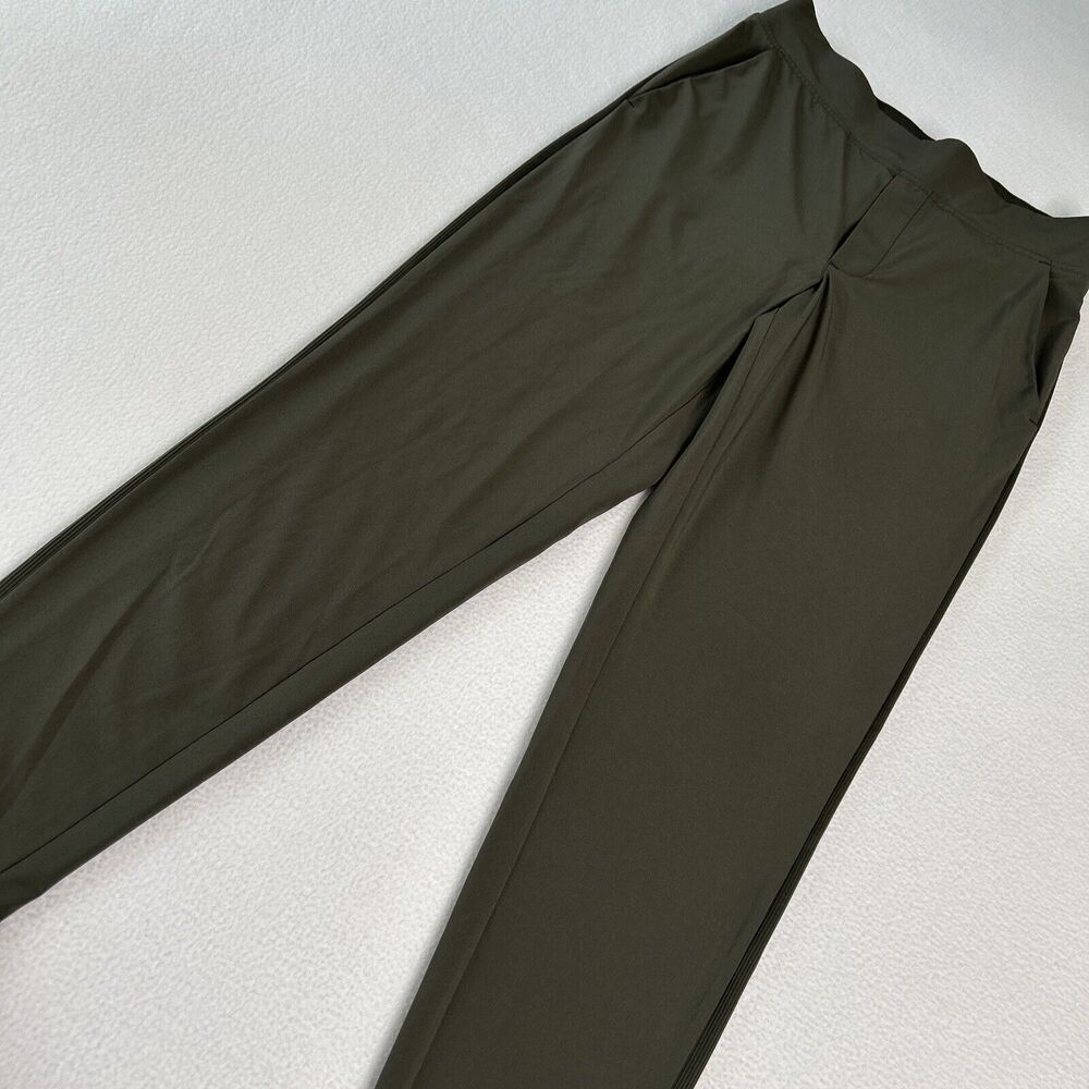 Athleta Womens Size 0 Brooklyn Ankle Pant Lightweight Travel Pants Green 198671